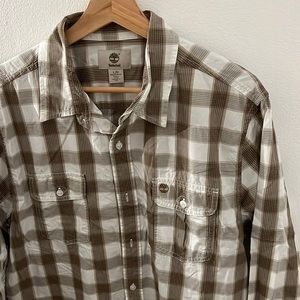 Timberland relax fit Men button up shirt